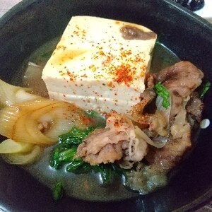 シンプル★肉豆腐